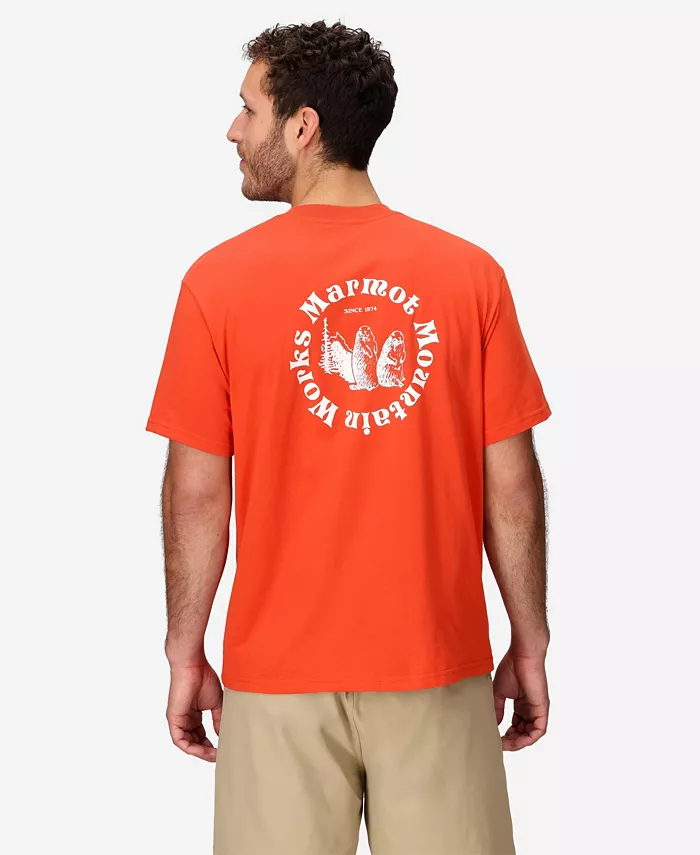 Мужская футболка с коротким рукавом MMW Circle Marmot, оранжевый
Мужская футболка с коротким рукавом MMW Circle Marmot, оранжевый