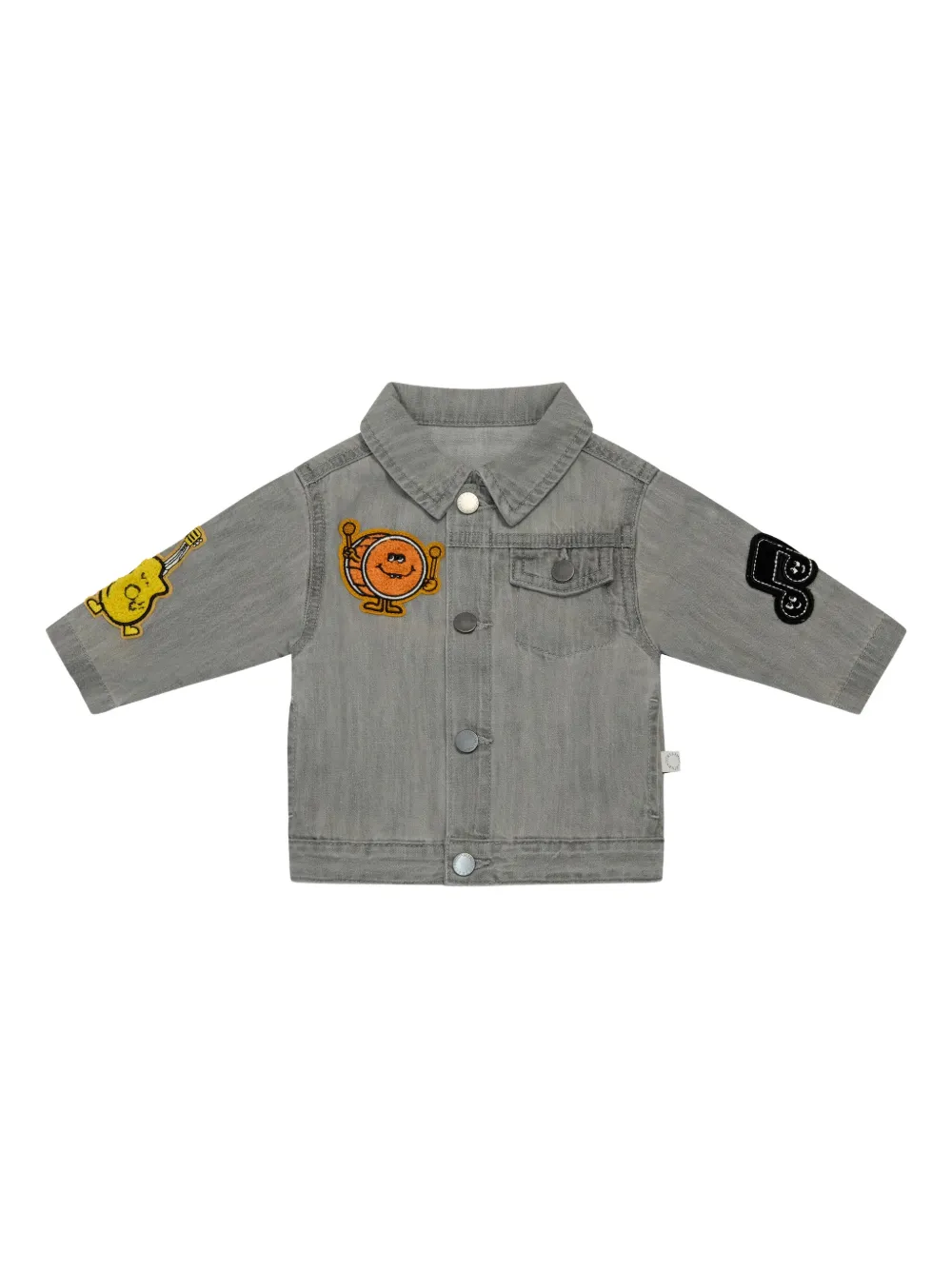 Рубашка с аппликацией в виде музыкальных мотивов Stella Mccartney Kids, серый
Рубашка с аппликацией в виде музыкальных мотивов Stella Mccartney Kids, серый