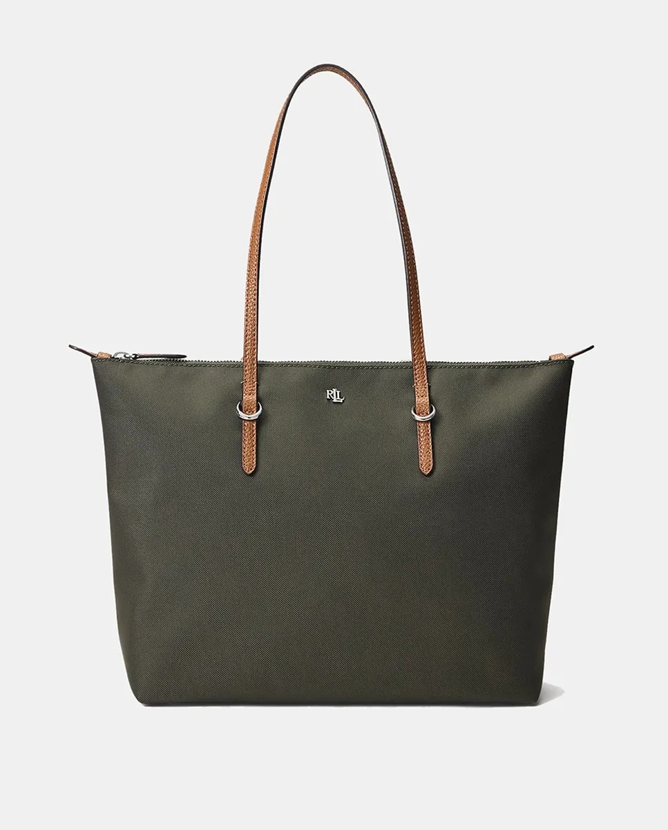 Средняя нейлоновая сумка-тоут Keaton Lauren Ralph Lauren, темно-зеленый
Средняя нейлоновая сумка-тоут Keaton Lauren Ralph Lauren, темно-зеленый