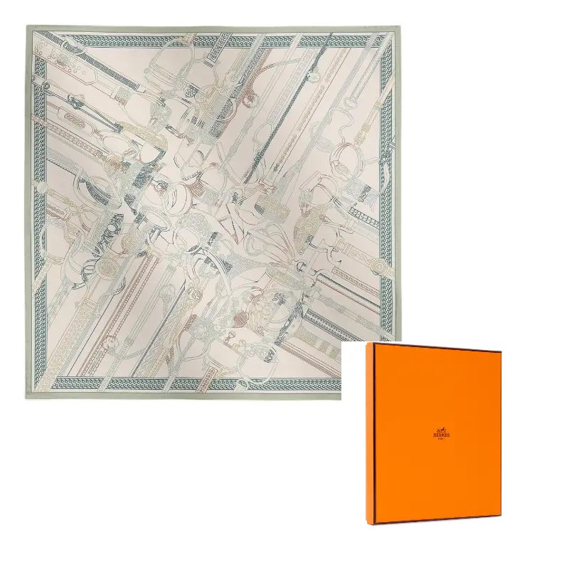 HERMES Шелковый шарф Unisex Green, Зеленый, HERMES Шелковый шарф Unisex Green
HERMES Шелковый шарф Unisex Green, Зеленый, HERMES Шелковый шарф Unisex Green