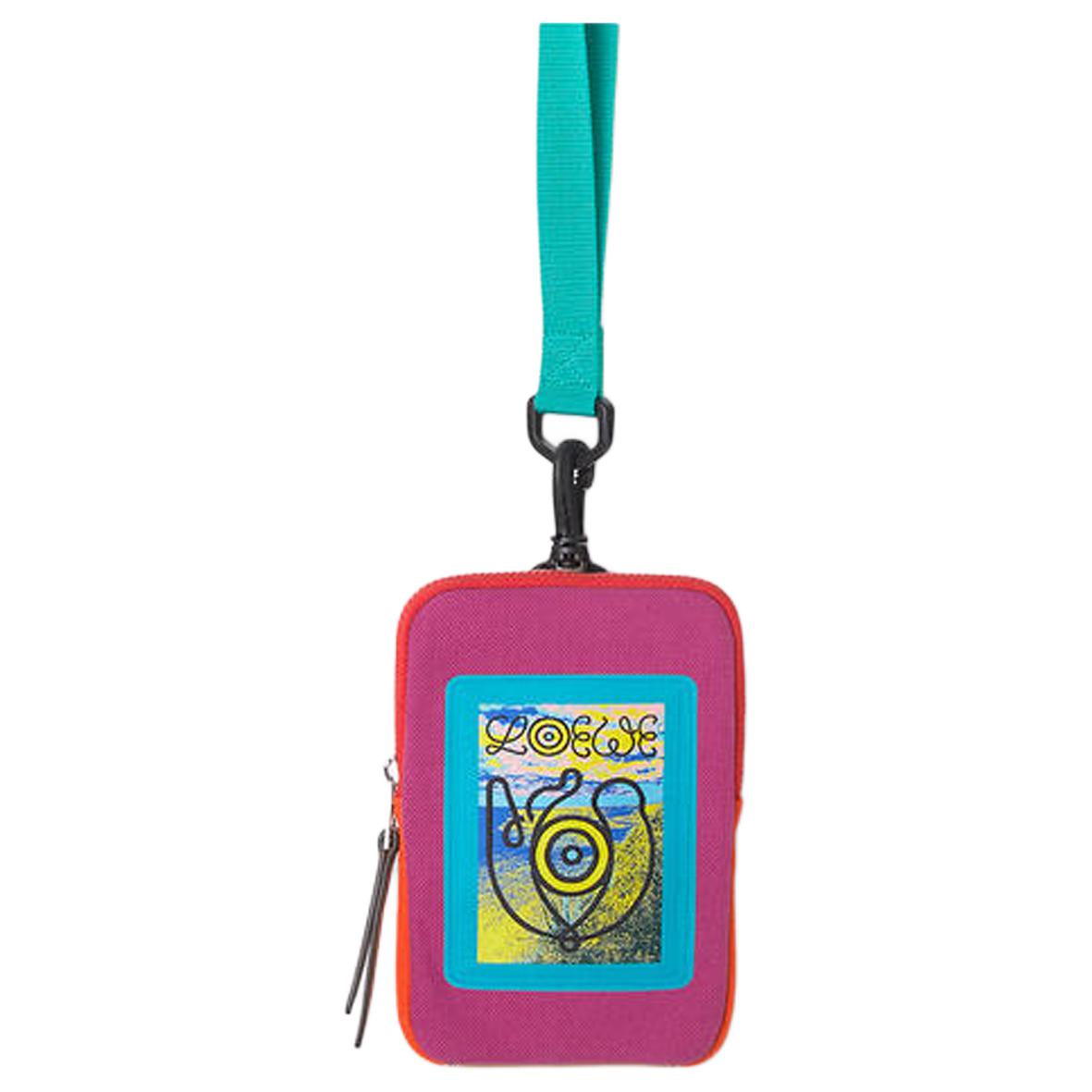 Сумка через плечо на шнурке с принтом в виде трубок мужская фиолетово-оранжевая LOEWE
Сумка через плечо на шнурке с принтом в виде трубок мужская фиолетово-оранжевая LOEWE