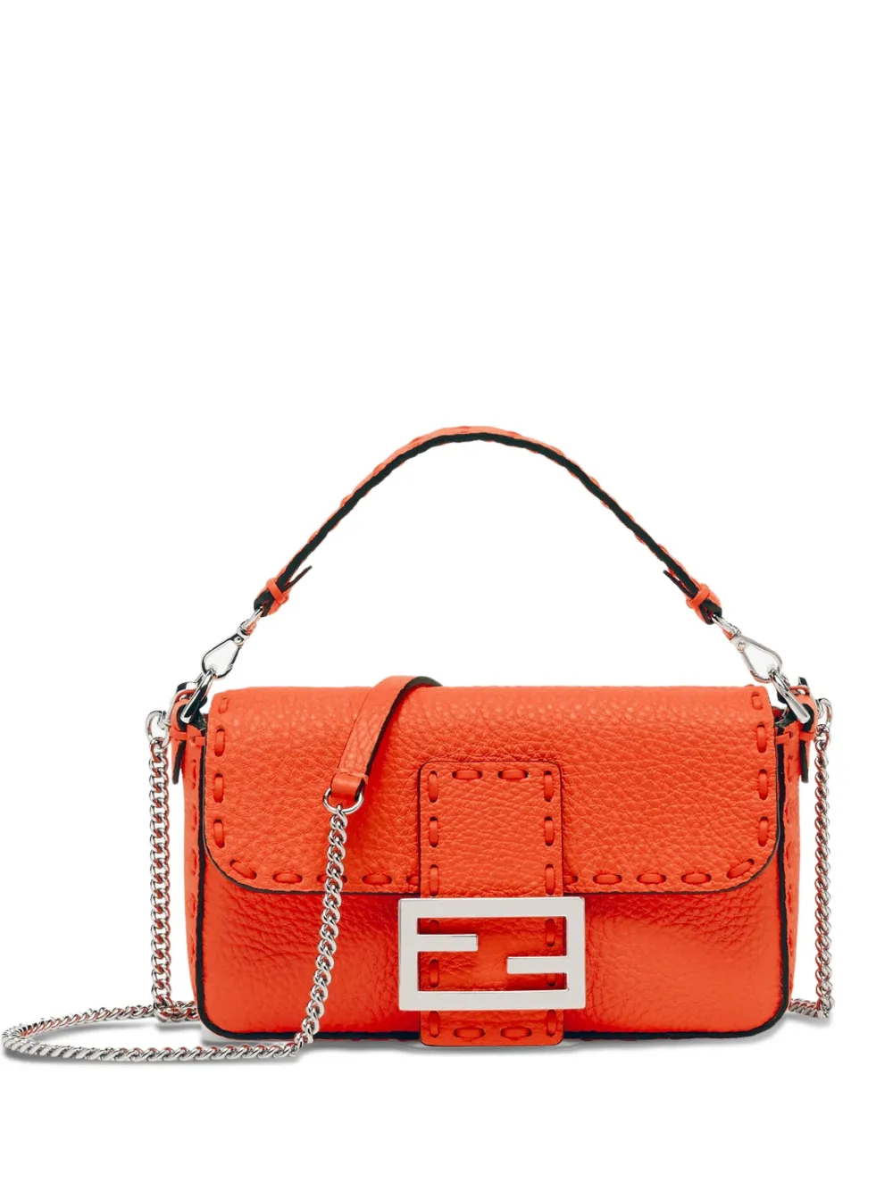 Сумка через плечо из текстурированной кожи FENDI, оранжевый
Сумка через плечо из текстурированной кожи FENDI, оранжевый