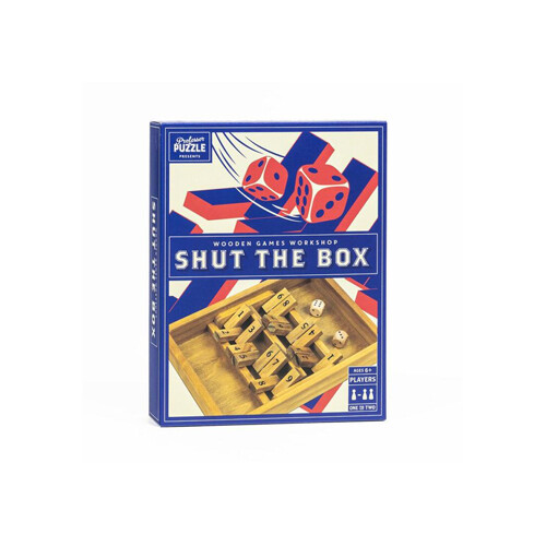 Настольная игра Wooden Games Workshop: Shut The Box
Настольная игра Wooden Games Workshop: Shut The Box