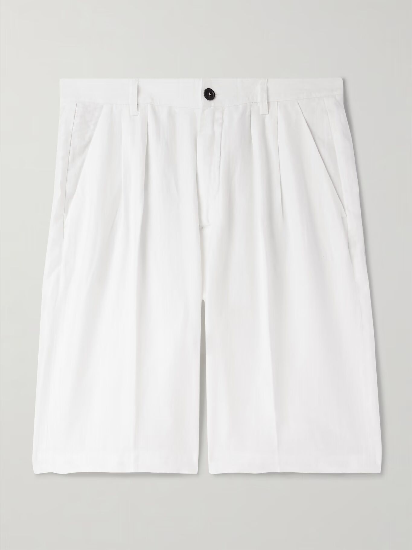 Прямые льняные шорты-бермуды Cliff со складками MASSIMO ALBA, белый
Прямые льняные шорты-бермуды Cliff со складками MASSIMO ALBA, белый