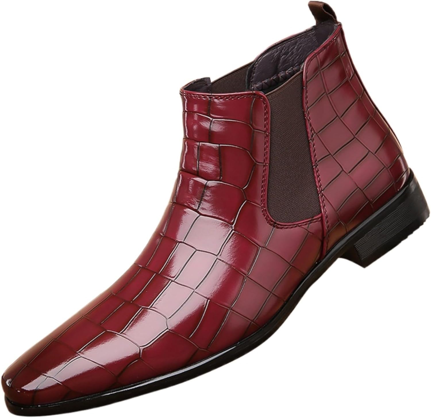 Мужские кожаные оксфорды с высоким голенищем, с толстой подошвой и квадратным носком, ретро-модные ботинки премиум-класса Azttoztto, красный
Мужские кожаные оксфорды с высоким голенищем, с толстой подошвой и квадратным носком, ретро-модные ботинки премиум-класса Azttoztto, красный