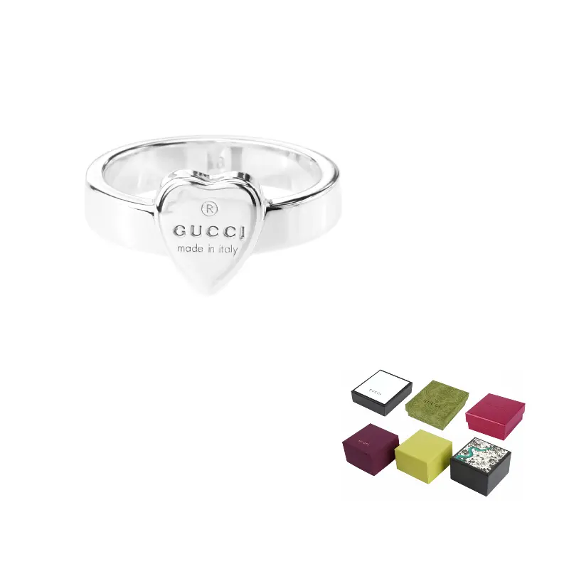 GUCCI Серебряное кольцо с фирменным сердечком Sterling Silver
GUCCI Серебряное кольцо с фирменным сердечком Sterling Silver