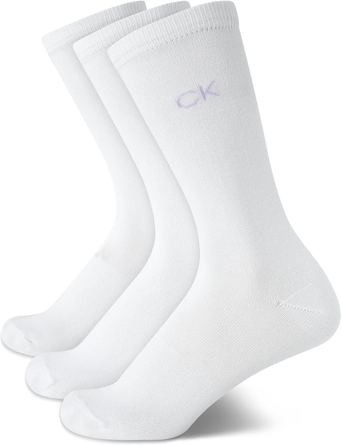 Женские носки Calvin Klein Crew Socks - 3 пары/4 пары спортивных носков из мягкого хлопкового гребня с ребристым узором до середины голени для женщин (размеры 4-10), White (3 Pk)
Женские носки Calvin Klein Crew Socks - 3 пары/4 пары спортивных носков из мягкого хлопкового гребня с ребристым узором до середины голени для женщин (размеры 4-10), White (3 Pk)