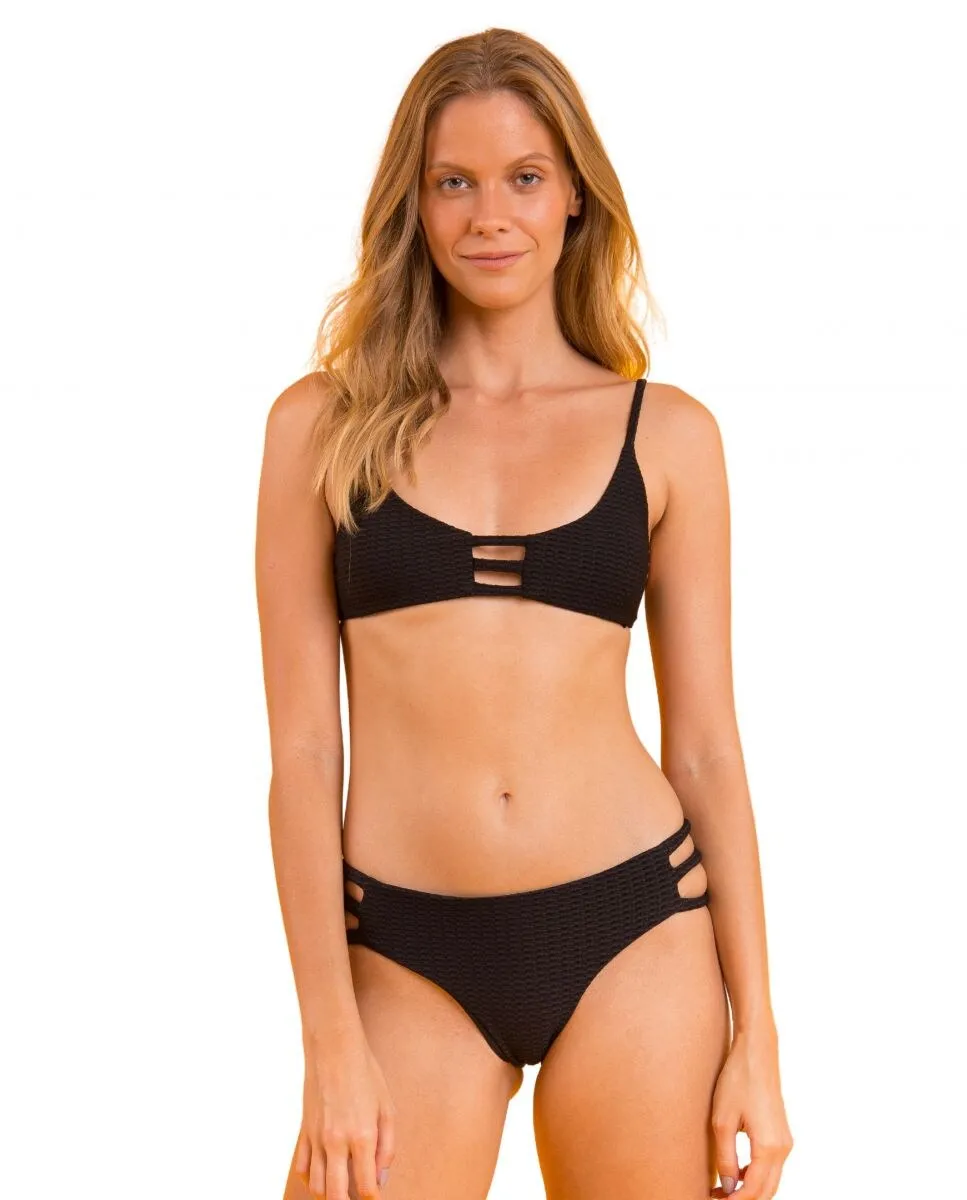 Однотонный спортивный лиф бикини с мягкой подкладкой Río de Sol, черный
Однотонный спортивный лиф бикини с мягкой подкладкой Río de Sol, черный