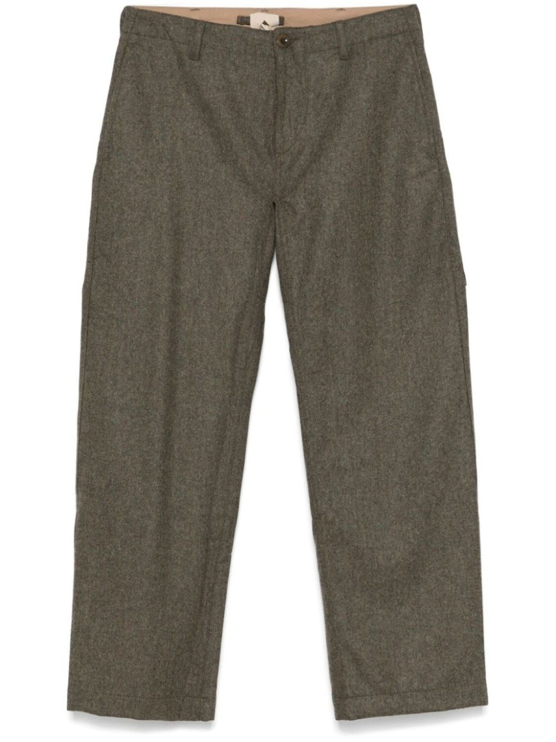 Прямые брюки карго Ten C, зеленый 
Прямые брюки карго Ten C, зеленый