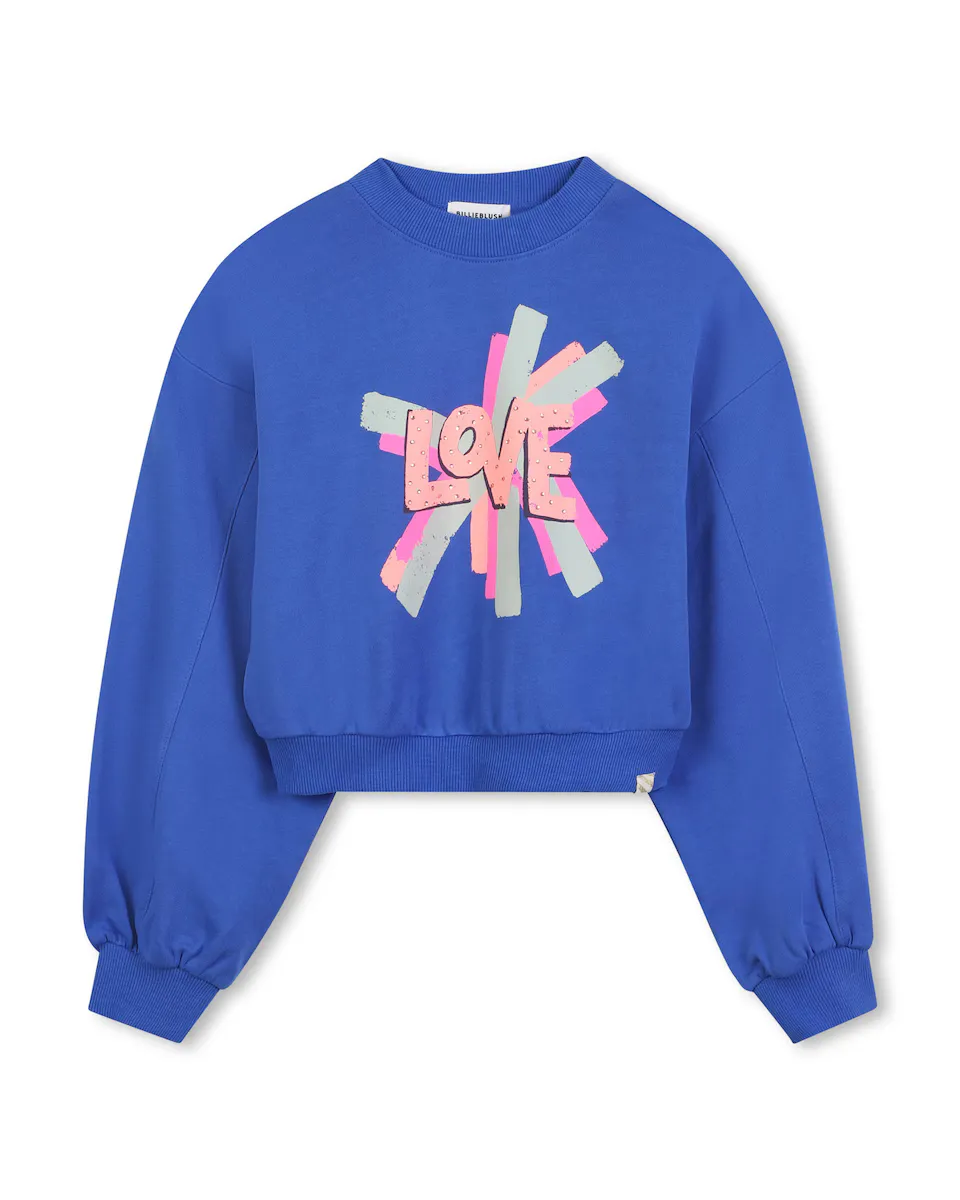 Детская худи синего цвета из хлопка Billieblush, синий
Детская худи синего цвета из хлопка Billieblush, синий