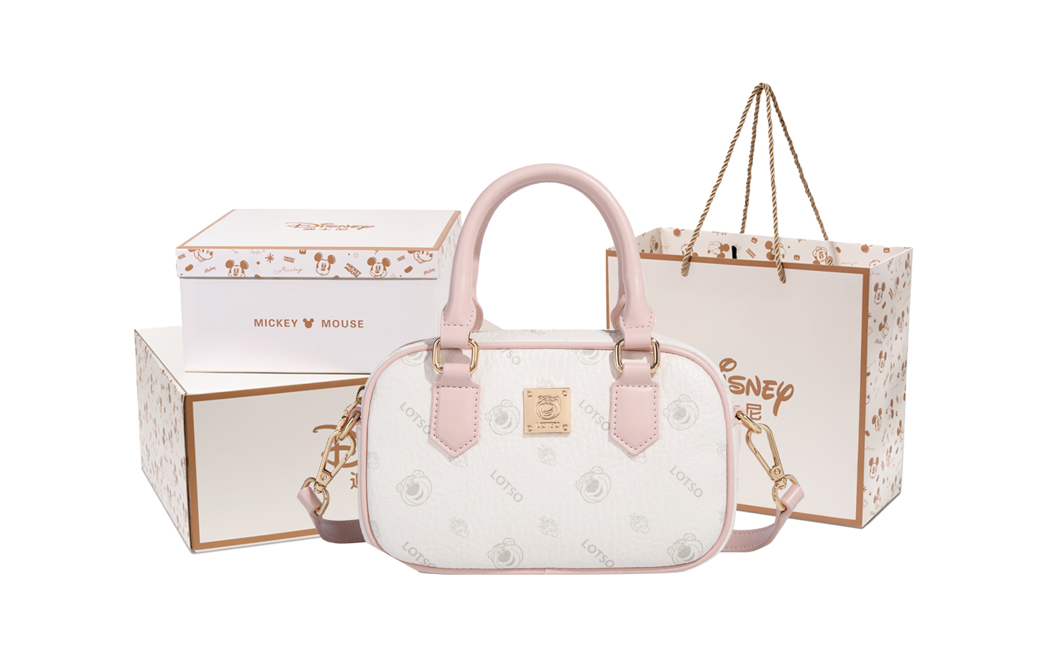 Disney Косметичка на одно плечо из ПВХ серии Strawberry Bear женская бело-розовая, White
Disney Косметичка на одно плечо из ПВХ серии Strawberry Bear женская бело-розовая, White