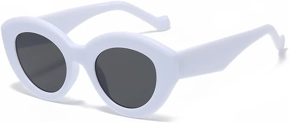 Популярные модные женские солнцезащитные очки «кошачий глаз» большого размера с зелеными полосками, ретро-очки с защитой от УФ-излучения UV400, мужские овальные солнцезащитные очки в тренде KTUCN, C3 White Black
Популярные модные женские солнцезащитные очки «кошачий глаз» большого размера с зелеными полосками, ретро-очки с защитой от УФ-излучения UV400, мужские овальные солнцезащитные очки в тренде KTUCN, C3 White Black