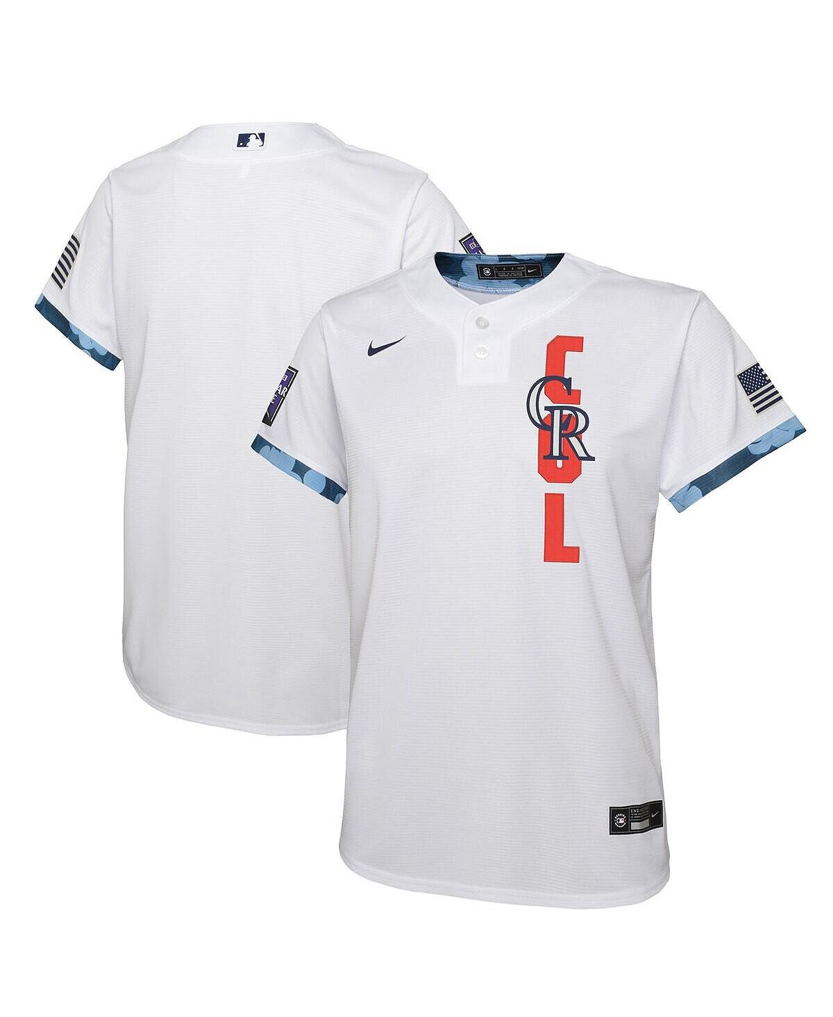 Джерси Big Boys White Colorado Rockies для Матча всех звезд MLB 2021 Nike
Джерси Big Boys White Colorado Rockies для Матча всех звезд MLB 2021 Nike