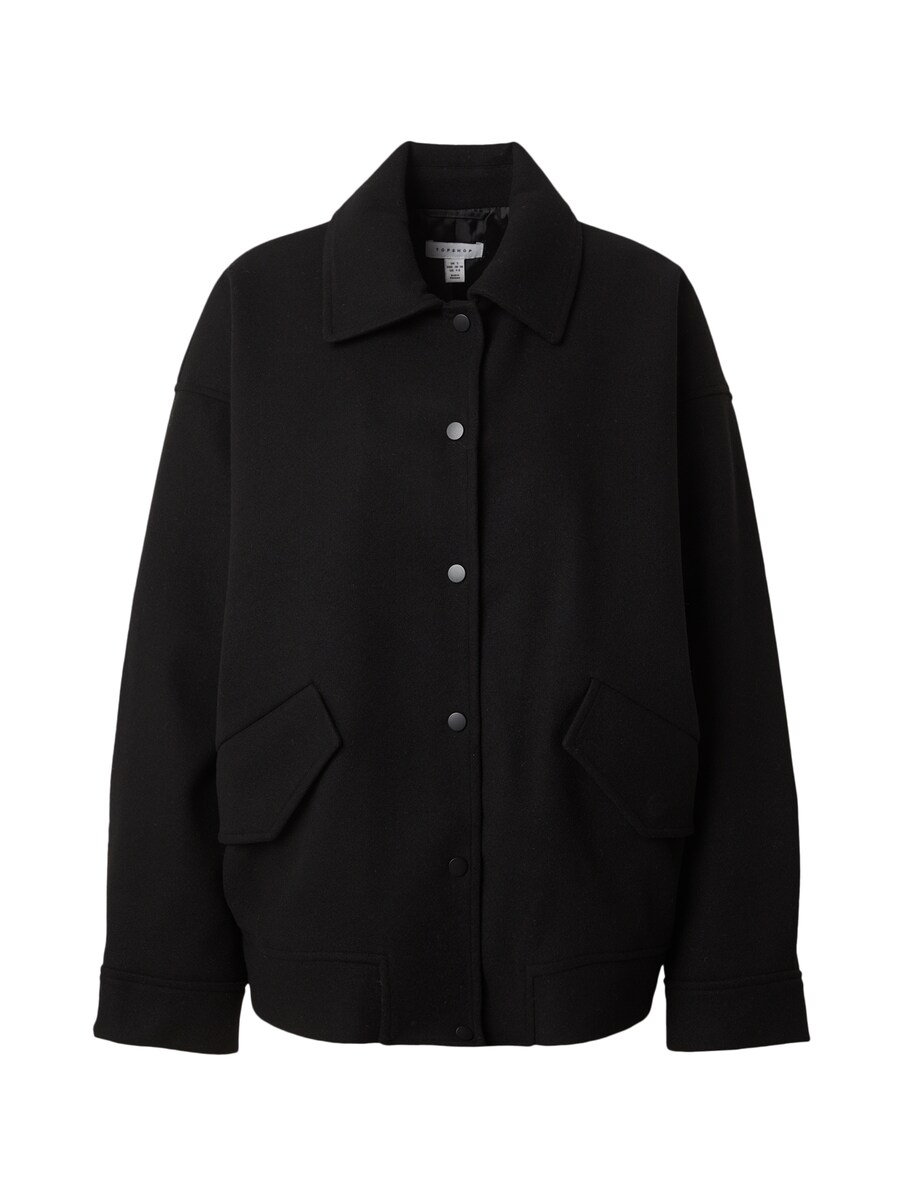 Межсезонная куртка TOPSHOP, черный 
Межсезонная куртка TOPSHOP, черный