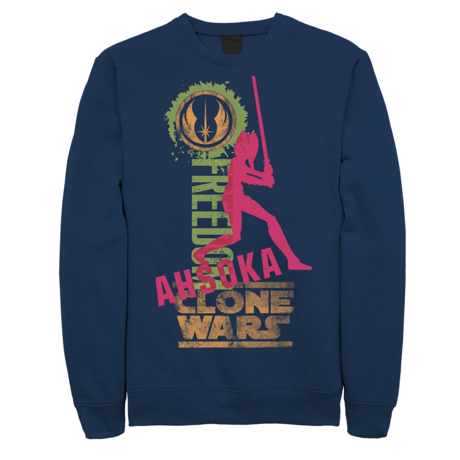 Мужской свитшот с плакатом и силуэтом Асоки «Войны клонов» Star Wars
Мужской свитшот с плакатом и силуэтом Асоки «Войны клонов» Star Wars