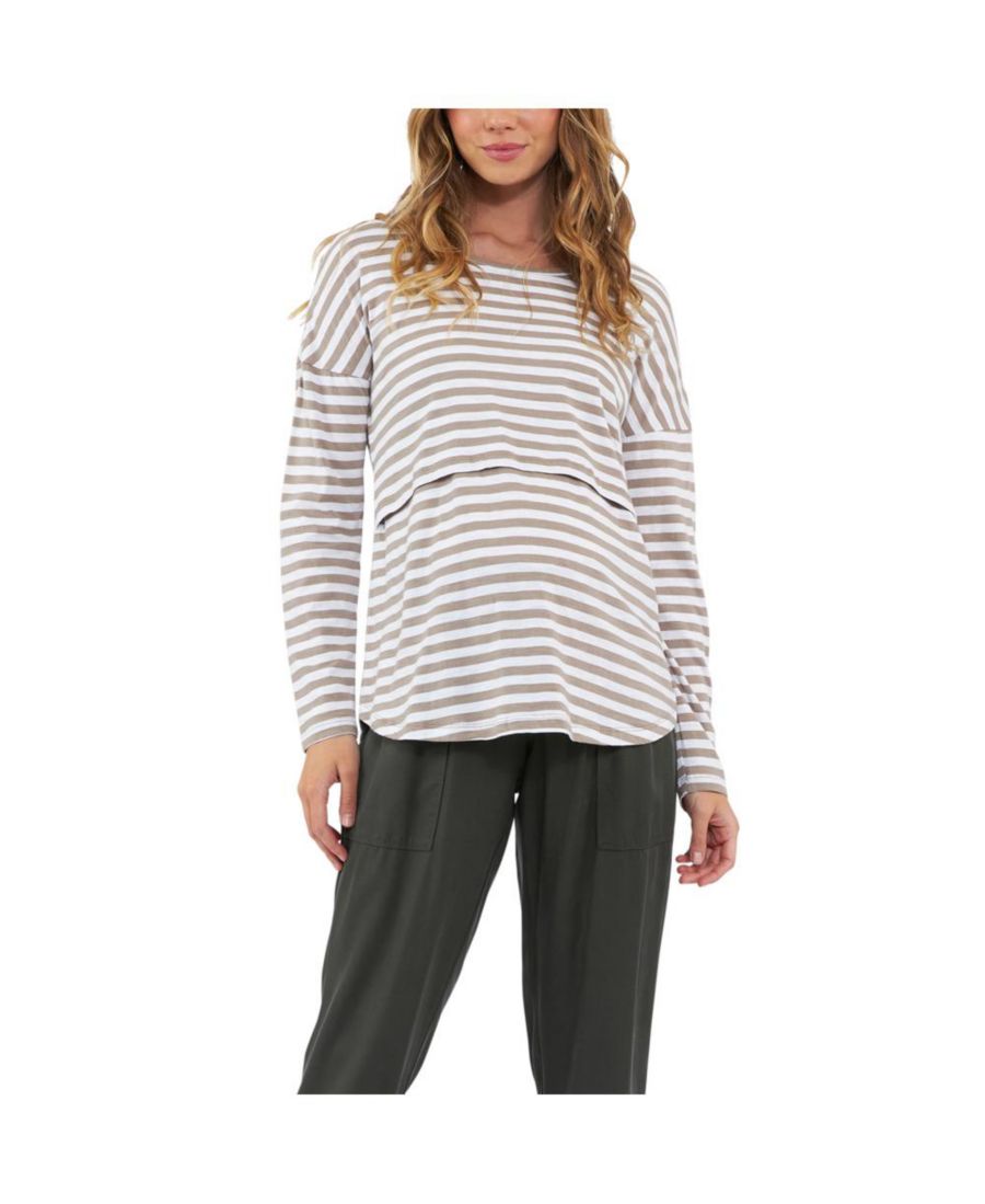 Футболка для кормящих мам с длинными рукавами "Лайонел" Ripe Maternity, Taupe / white, Белый, Футболка для кормящих мам с длинными рукавами "Лайонел" Ripe Maternity, Taupe / white
Футболка для кормящих мам с длинными рукавами "Лайонел" Ripe Maternity, Taupe / white, Белый, Футболка для кормящих мам с длинными рукавами "Лайонел" Ripe Maternity, Taupe / white