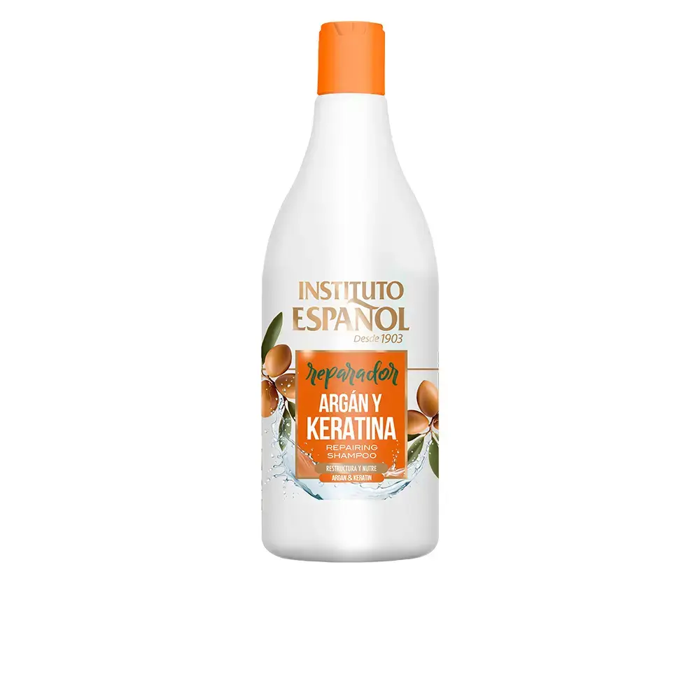 Шампунь Champú reparador argán + keratina Instituto Español, 750 мл.
Шампунь Champú reparador argán + keratina Instituto Español, 750 мл.