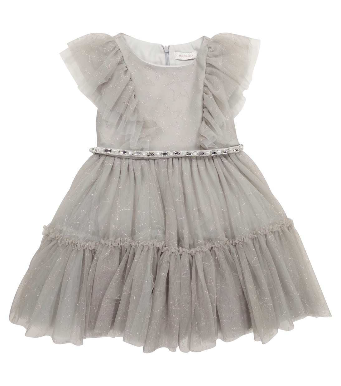 Платье из блестящего тюля Monnalisa, серый
Платье из блестящего тюля Monnalisa, серый