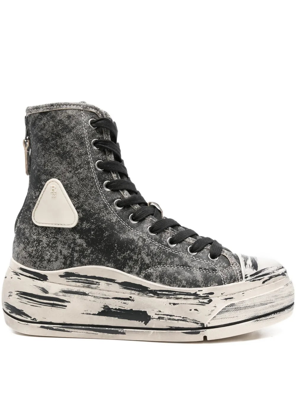 Кроссовки Kurt с эффектом потертости R13, черный
Кроссовки Kurt с эффектом потертости R13, черный