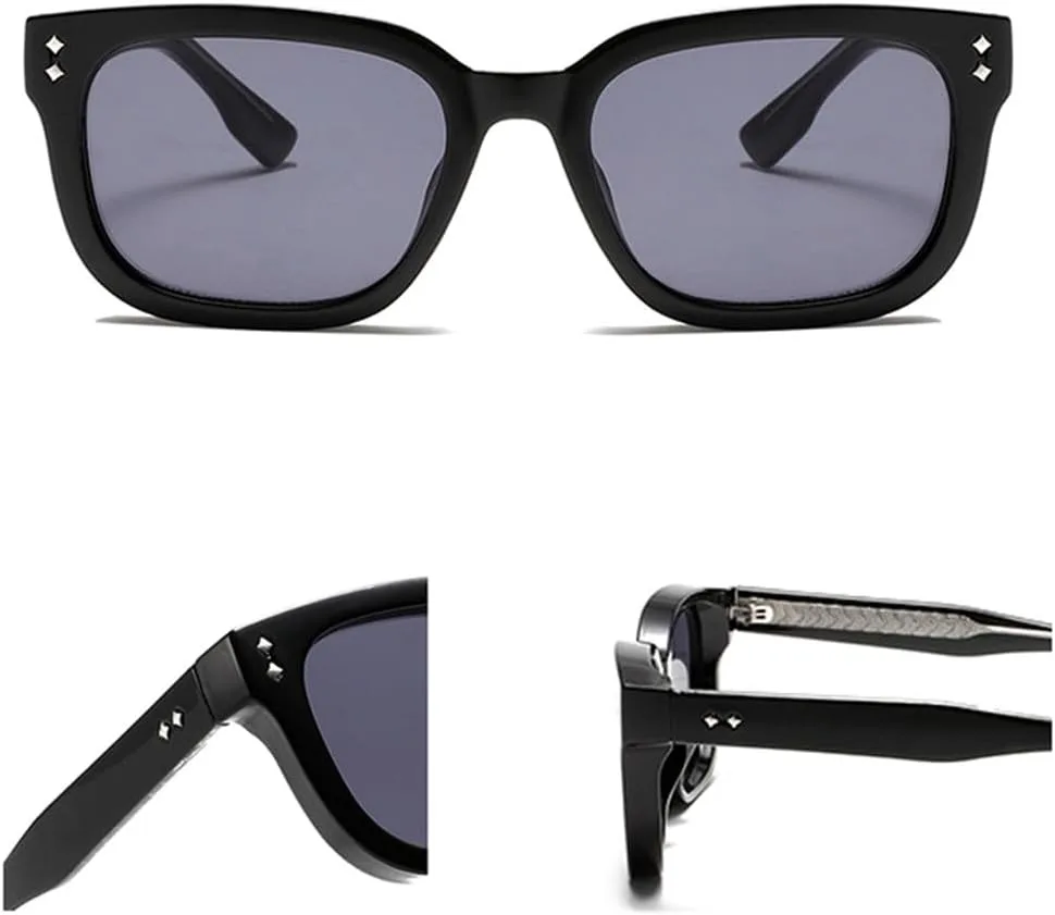 Женские солнцезащитные очки в стиле ретро с заклепками, градиентные линзы, защита от УФ-излучения UV400. Мужские солнцезащитные очки в стиле панк HDUBFY, Grey Grey
Женские солнцезащитные очки в стиле ретро с заклепками, градиентные линзы, защита от УФ-излучения UV400. Мужские солнцезащитные очки в стиле панк HDUBFY, Grey Grey