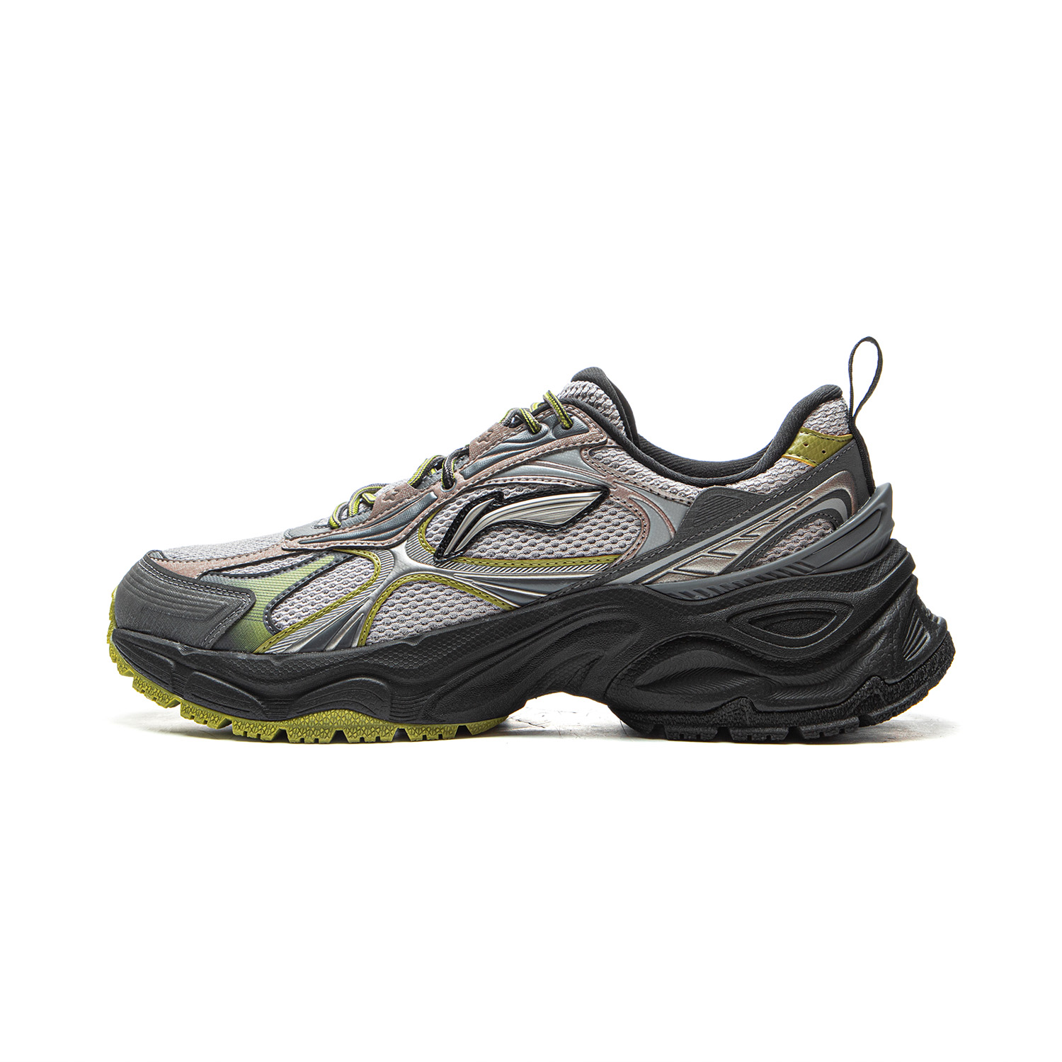 LINING Мужские повседневные туфли Star Ring с нескользящей, износостойкой, дышащей подошвой, серого цвета 
LINING Мужские повседневные туфли Star Ring с нескользящей, износостойкой, дышащей подошвой, серого цвета