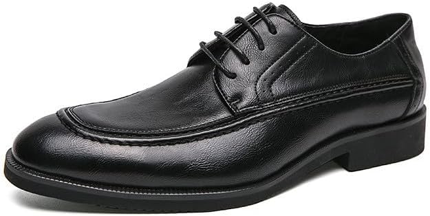 Мужские кожаные туфли Santimon с открытой шнуровкой и носком-мокасином, мягкие и удобные, стильные дерби с носком-мокасином для работы, свадеб и бизнеса, черный
Мужские кожаные туфли Santimon с открытой шнуровкой и носком-мокасином, мягкие и удобные, стильные дерби с носком-мокасином для работы, свадеб и бизнеса, черный