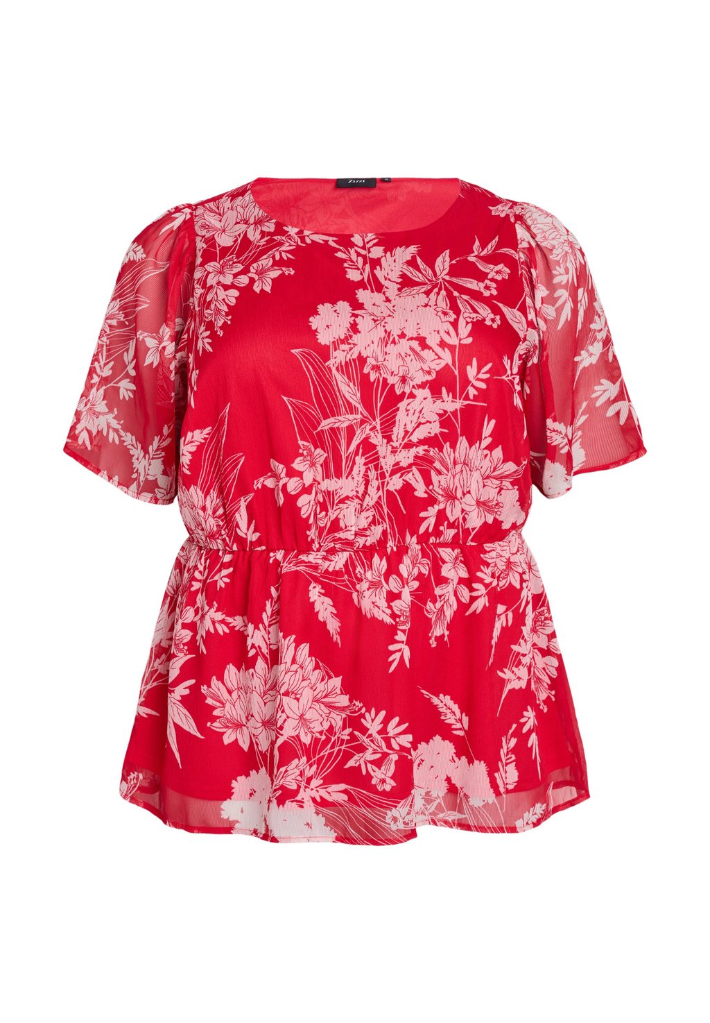 Блуза MIT BLUMENMUSTER UND ELASTISCHER TAILLE Zizzi, красный
Блуза MIT BLUMENMUSTER UND ELASTISCHER TAILLE Zizzi, красный