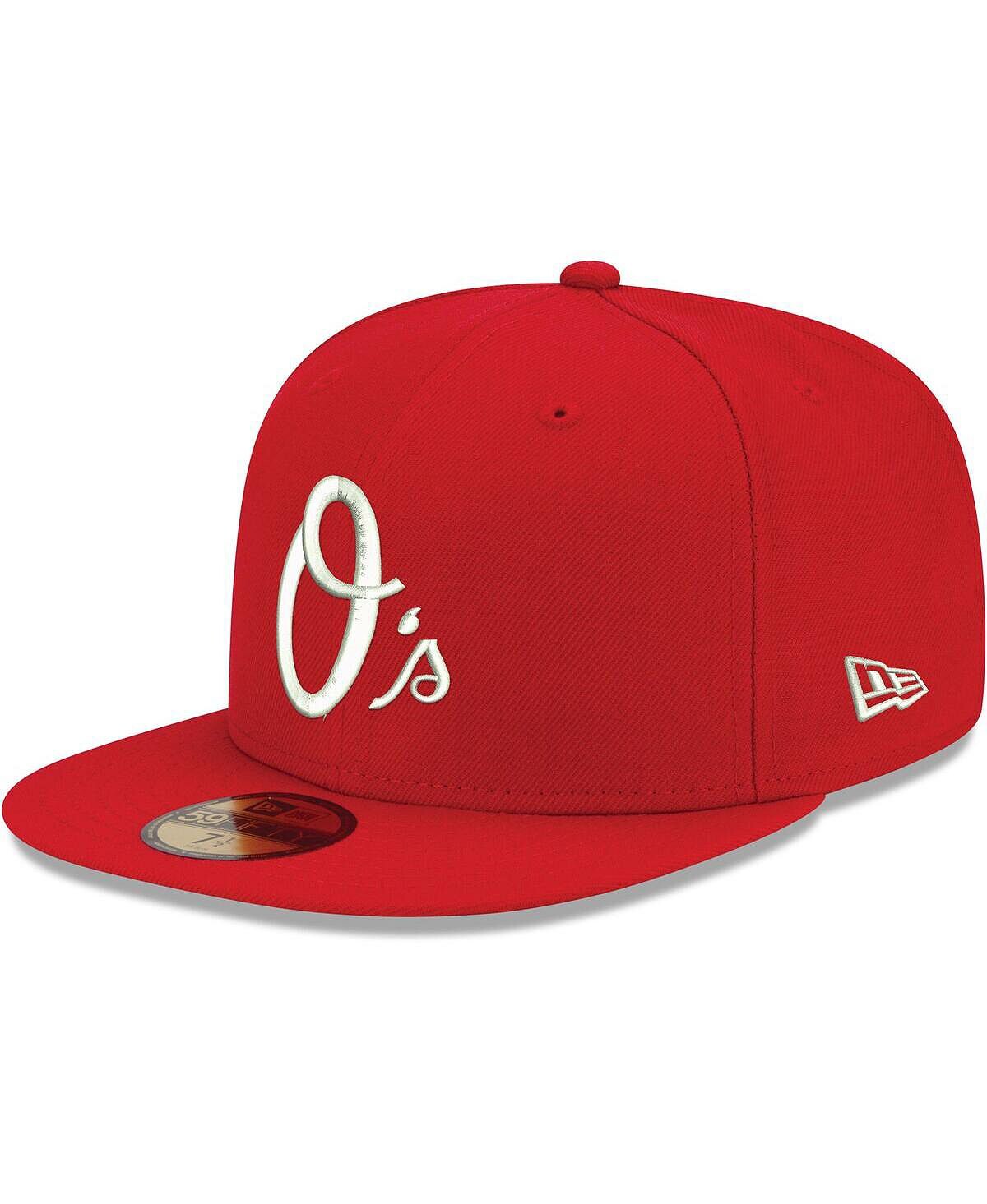 Мужская красная приталенная шляпа с белым логотипом Baltimore Orioles 59FIFTY New Era
Мужская красная приталенная шляпа с белым логотипом Baltimore Orioles 59FIFTY New Era