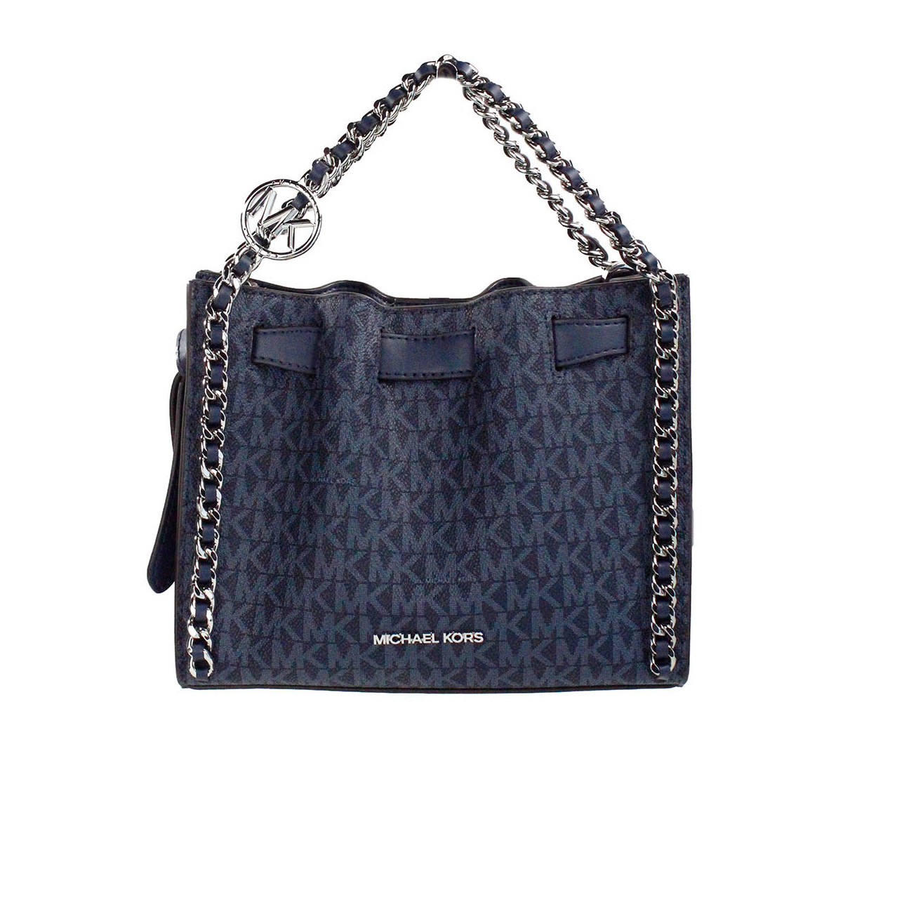 Сумка-чехол через плечо Mina Small с поясом и синей отделкой из ПВХ с цепочкой Michael Kors
Сумка-чехол через плечо Mina Small с поясом и синей отделкой из ПВХ с цепочкой Michael Kors