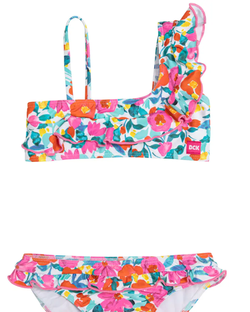 Асимметричный детский бикини с рюшем и цветочным принтом DOLORES CORTÉS, мультиколор
Асимметричный детский бикини с рюшем и цветочным принтом DOLORES CORTÉS, мультиколор