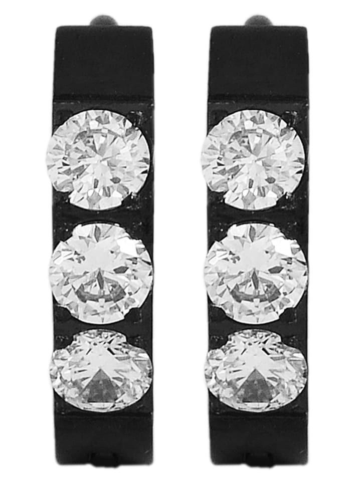 Adeliás Женские серьги - серьги-кольца на шарнирах из нержавеющей стали с черными стразами
Adeliás Женские серьги - серьги-кольца на шарнирах из нержавеющей стали с черными стразами