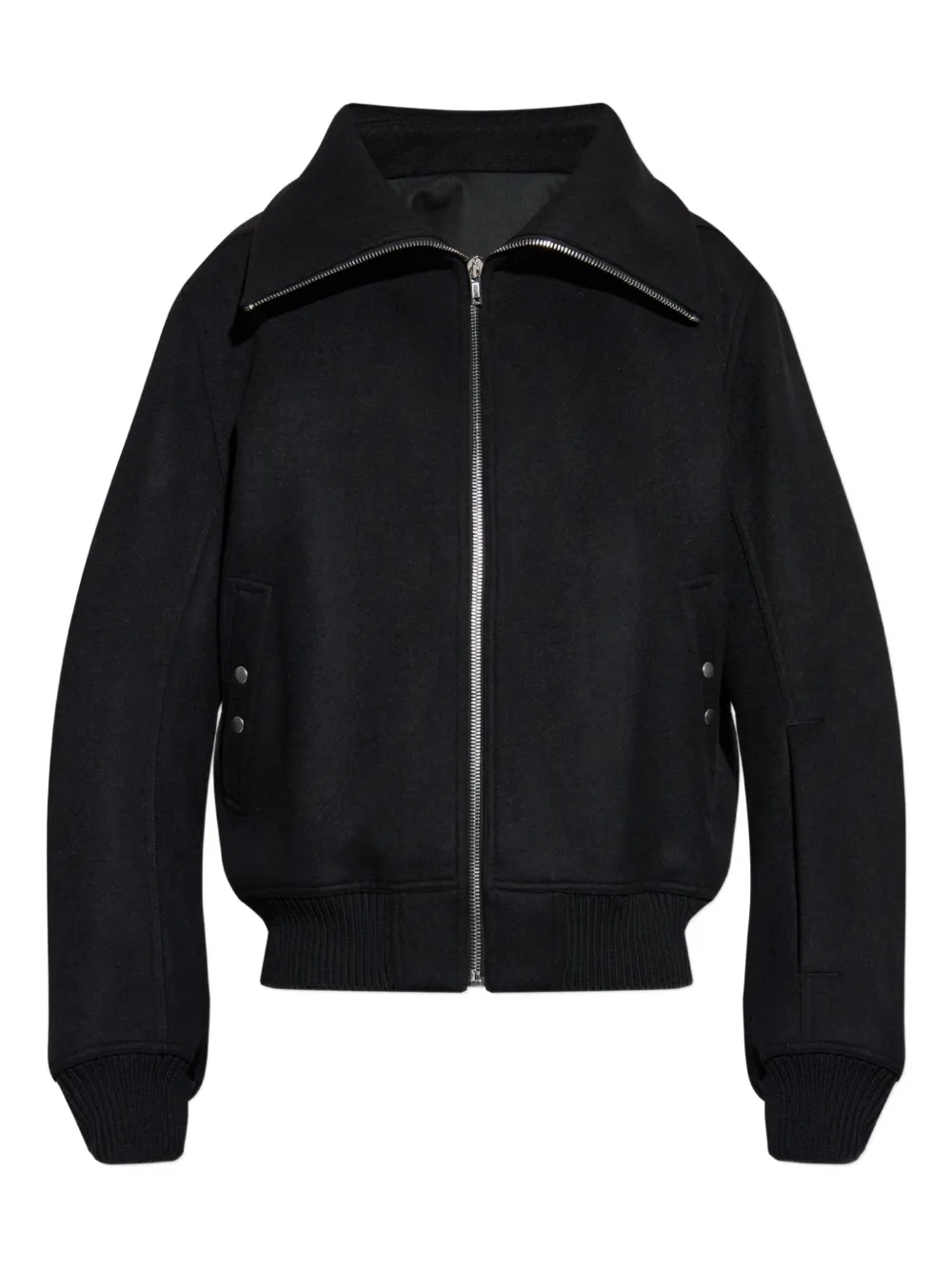 Шерстяная куртка с высоким воротником Rick Owens, черный
Шерстяная куртка с высоким воротником Rick Owens, черный