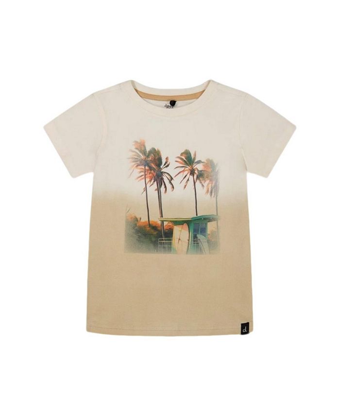 Мальчиковая футболка с коротким рукавом из органического хлопка с принтом - Little Kid Deux par Deux, коричневый/бежевый
Мальчиковая футболка с коротким рукавом из органического хлопка с принтом - Little Kid Deux par Deux, коричневый/бежевый