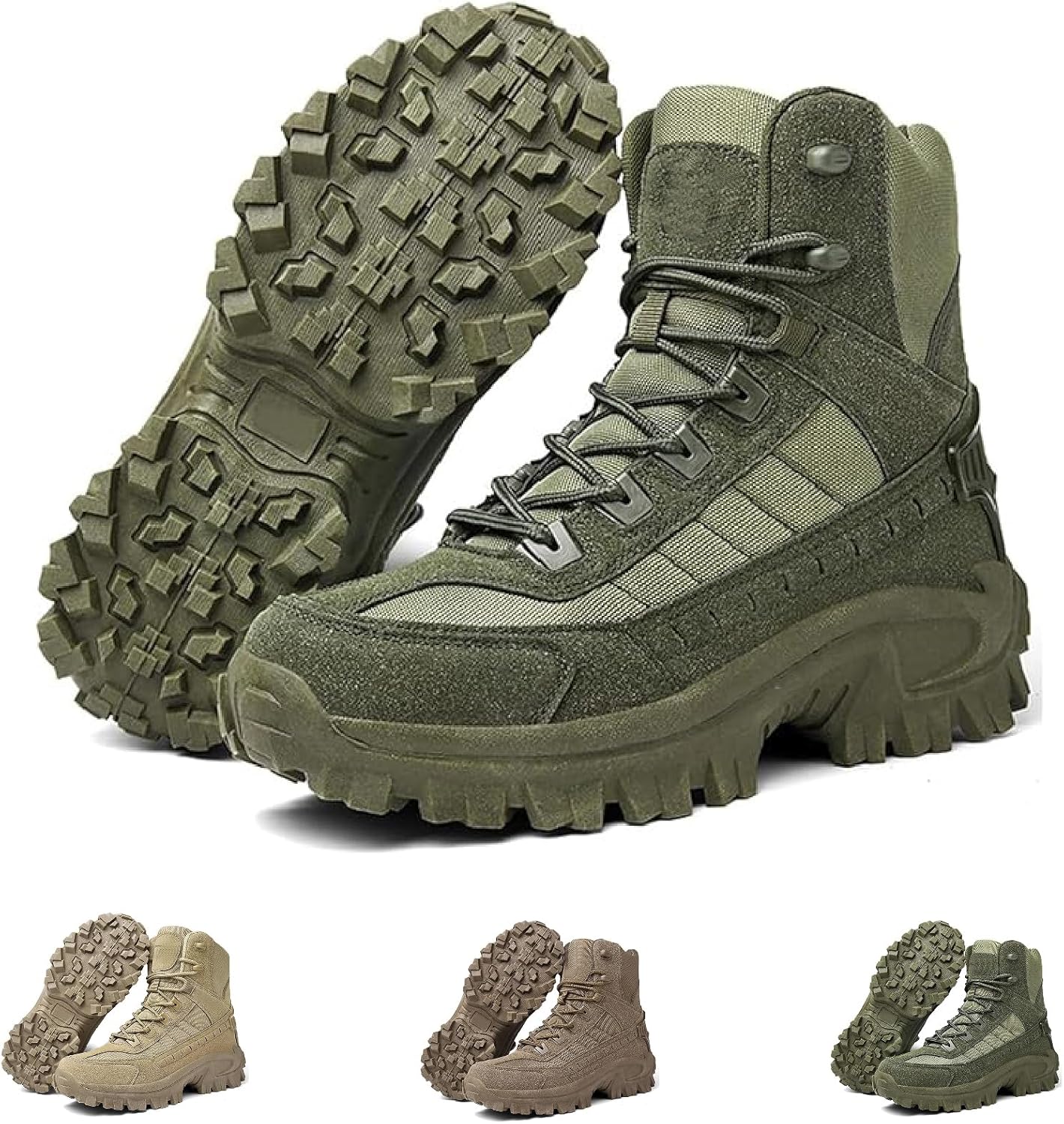 Мужские ортопедические ботинки с защитой от проколов, легкие тактические водонепроницаемые ботинки, подходят для походов и приключений Generic, зеленый
Мужские ортопедические ботинки с защитой от проколов, легкие тактические водонепроницаемые ботинки, подходят для походов и приключений Generic, зеленый