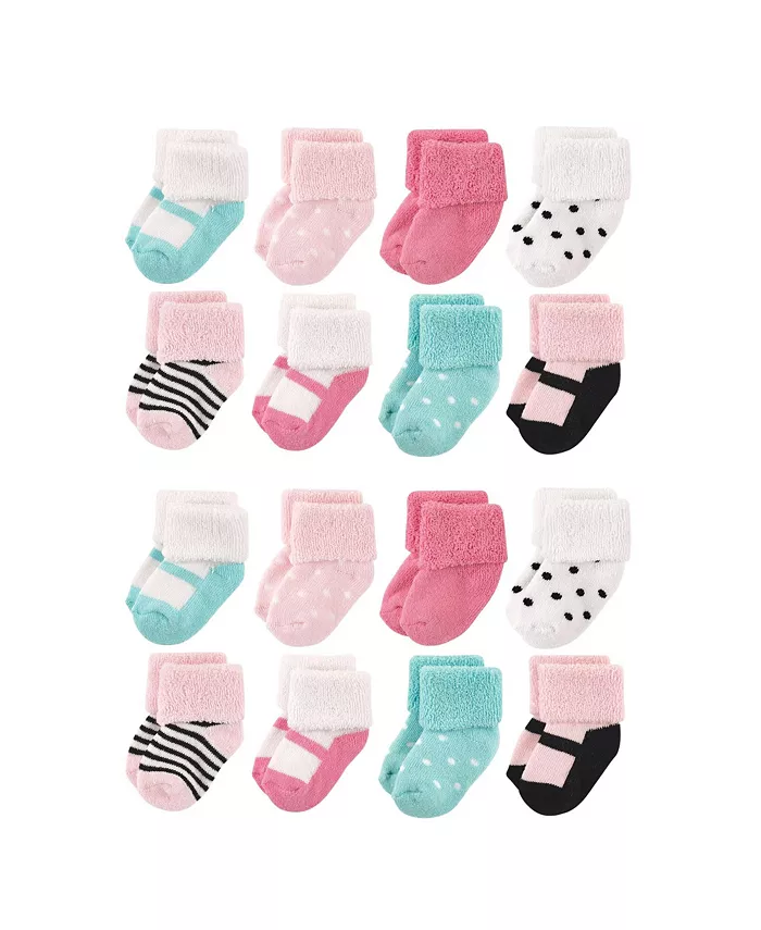 Детские махровые носки из хлопка для мальчиков, 16 пар Luvable Friends, розовый
Детские махровые носки из хлопка для мальчиков, 16 пар Luvable Friends, розовый