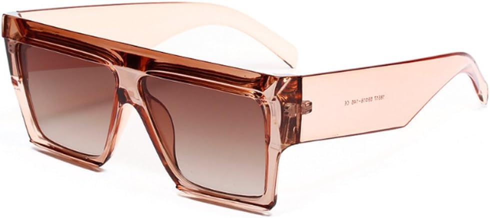 Модные солнцезащитные очки в крупной оправе для мужчин, стильные прозрачные очки для женщин, очки для коррекции формы лица, защита от УФ-излучения UV400 TKKTLLT, Tea Tea
Модные солнцезащитные очки в крупной оправе для мужчин, стильные прозрачные очки для женщин, очки для коррекции формы лица, защита от УФ-излучения UV400 TKKTLLT, Tea Tea