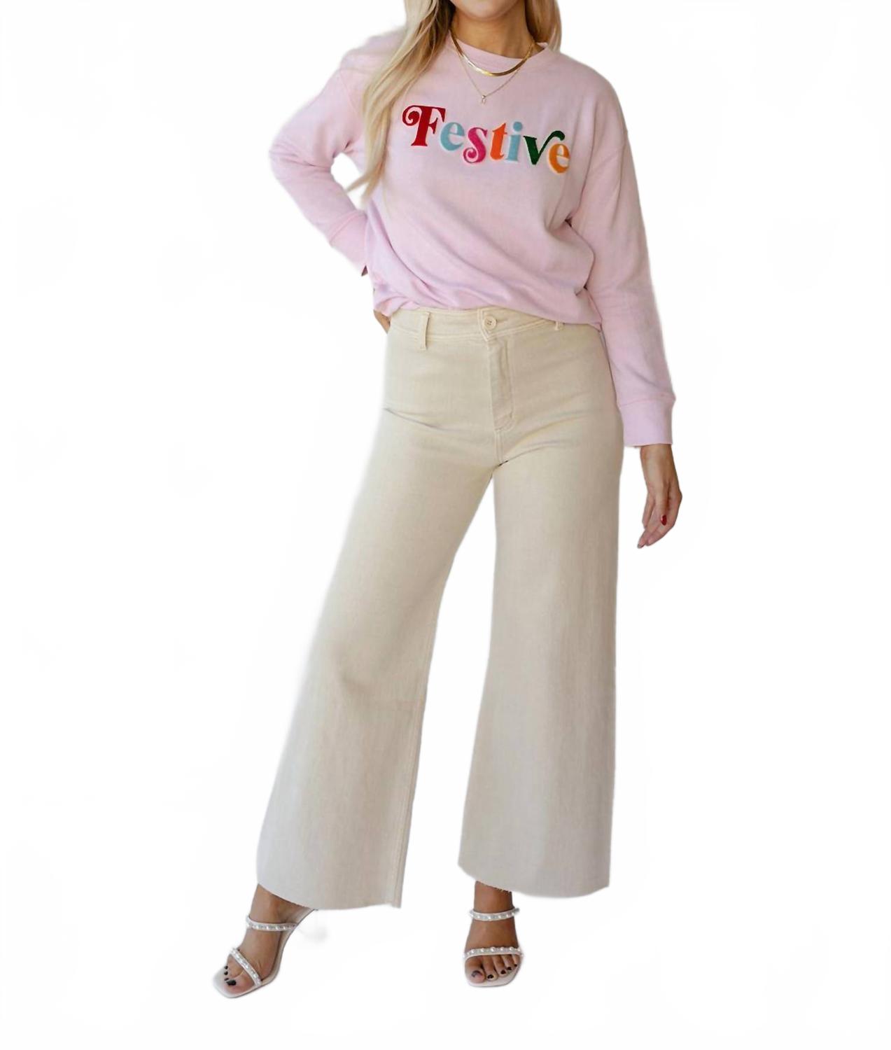 Праздничный свитшот с длинным рукавом в цвете блаш Shiraleah, Blush
Праздничный свитшот с длинным рукавом в цвете блаш Shiraleah, Blush