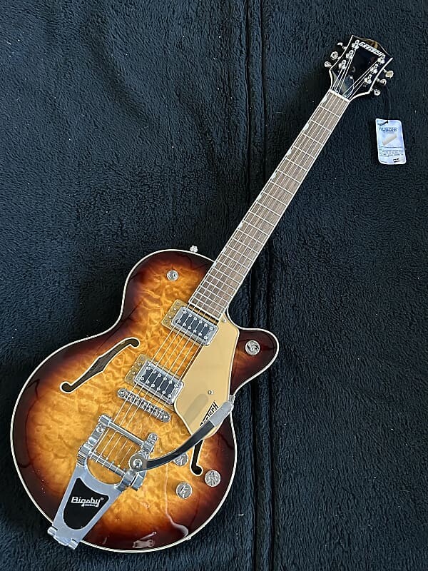 Электрогитара Gretsch G5655T-QM Electromatic Center Block Jr. Sweet Tea #CYGC23030682 7 lbs 2.2 oz
Электрогитара Gretsch G5655T-QM Electromatic Center Block Jr. Sweet Tea #CYGC23030682 7 lbs 2.2 oz
