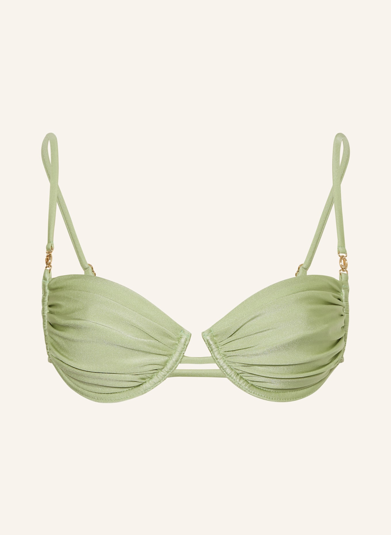 Верх бикини на косточках Эмилия Janthee, зеленый
Верх бикини на косточках Эмилия Janthee, зеленый
