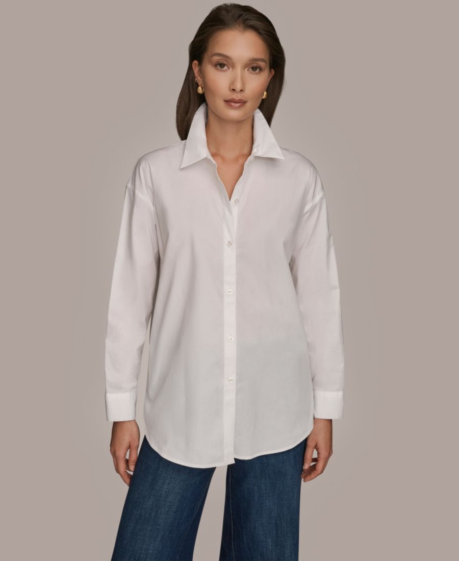 Женская рубашка на пуговицах Donna Karan Weekend, White
Женская рубашка на пуговицах Donna Karan Weekend, White