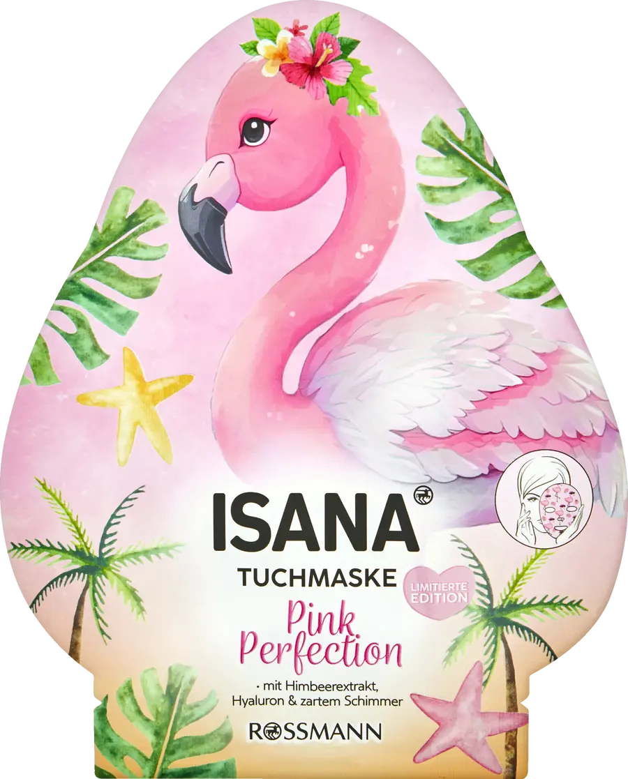 Маска для лица ISANA Tuchmaske Pink Perfection
Маска для лица ISANA Tuchmaske Pink Perfection