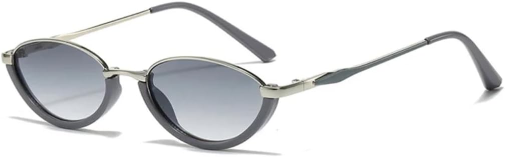 Модные маленькие овальные женские солнцезащитные очки в винтажном стиле с градиентным переходом цвета, защита от УФ-излучения UV400, женские и мужские очки VRTRFFTR, Graysilver-gray
Модные маленькие овальные женские солнцезащитные очки в винтажном стиле с градиентным переходом цвета, защита от УФ-излучения UV400, женские и мужские очки VRTRFFTR, Graysilver-gray