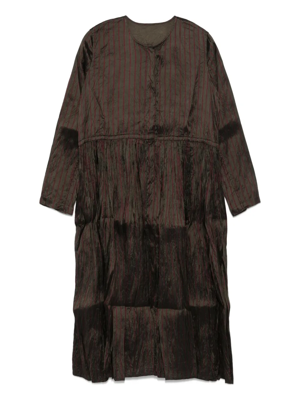 Ярусное платье в полоску Christian Peau, коричневый
Ярусное платье в полоску Christian Peau, коричневый