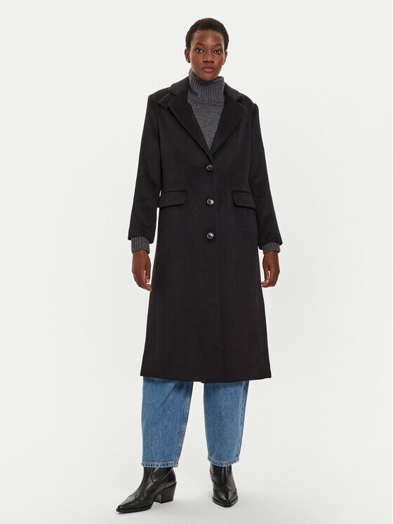 Шерстяное пальто обычного кроя United Colors Of Benetton, черный
Шерстяное пальто обычного кроя United Colors Of Benetton, черный