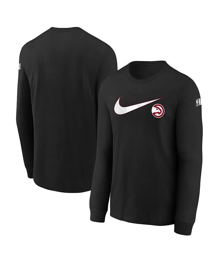Футболка с длинным рукавом Atlanta Hawks Swoosh для больших мальчиков и девочек, черная Nike
Футболка с длинным рукавом Atlanta Hawks Swoosh для больших мальчиков и девочек, черная Nike