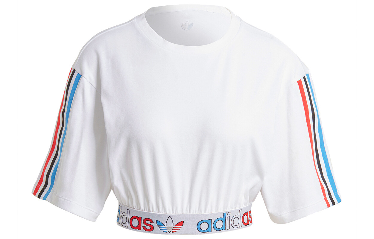 Primeblue Tricolor Crop Top женский белый Adidas Originals
Primeblue Tricolor Crop Top женский белый Adidas Originals