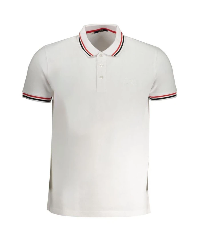Белая хлопковая рубашка-поло с контрастными деталями. Cavalli Class, белый
Белая хлопковая рубашка-поло с контрастными деталями. Cavalli Class, белый
