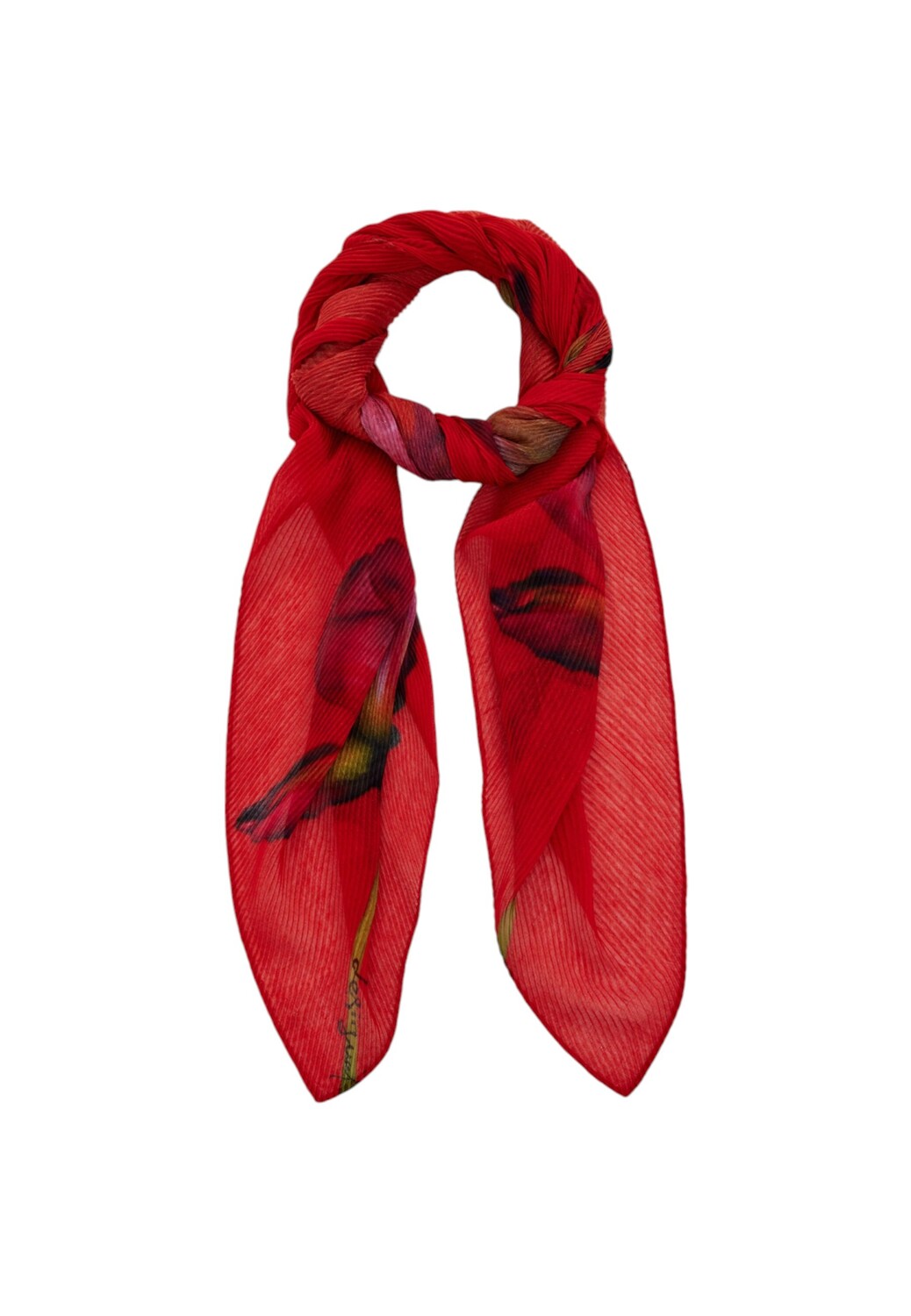 Шарф Desigual с цветами, красный
Шарф Desigual с цветами, красный