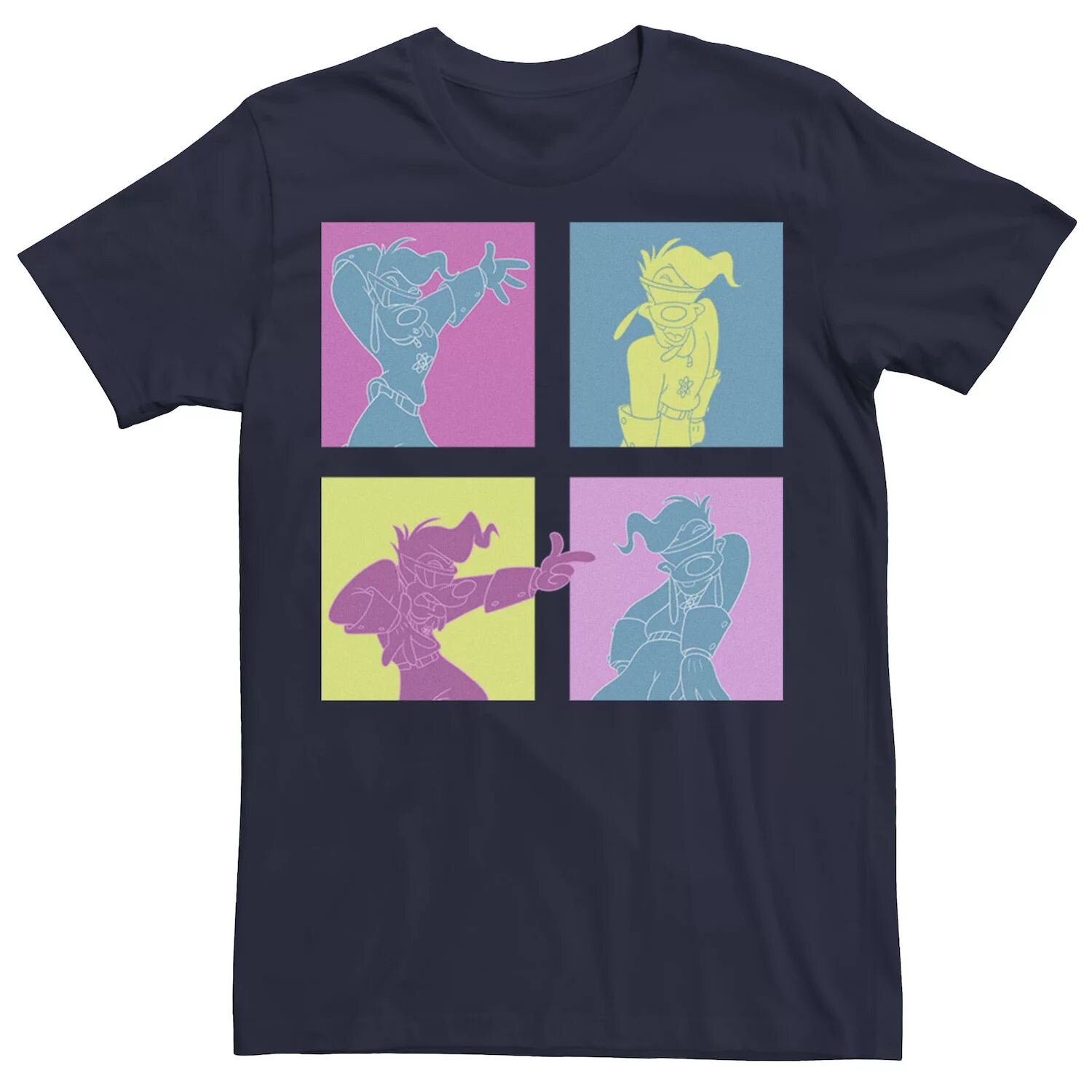 Мужская футболка с неоновой сеткой A Goofy Movie Licensed Character
Мужская футболка с неоновой сеткой A Goofy Movie Licensed Character