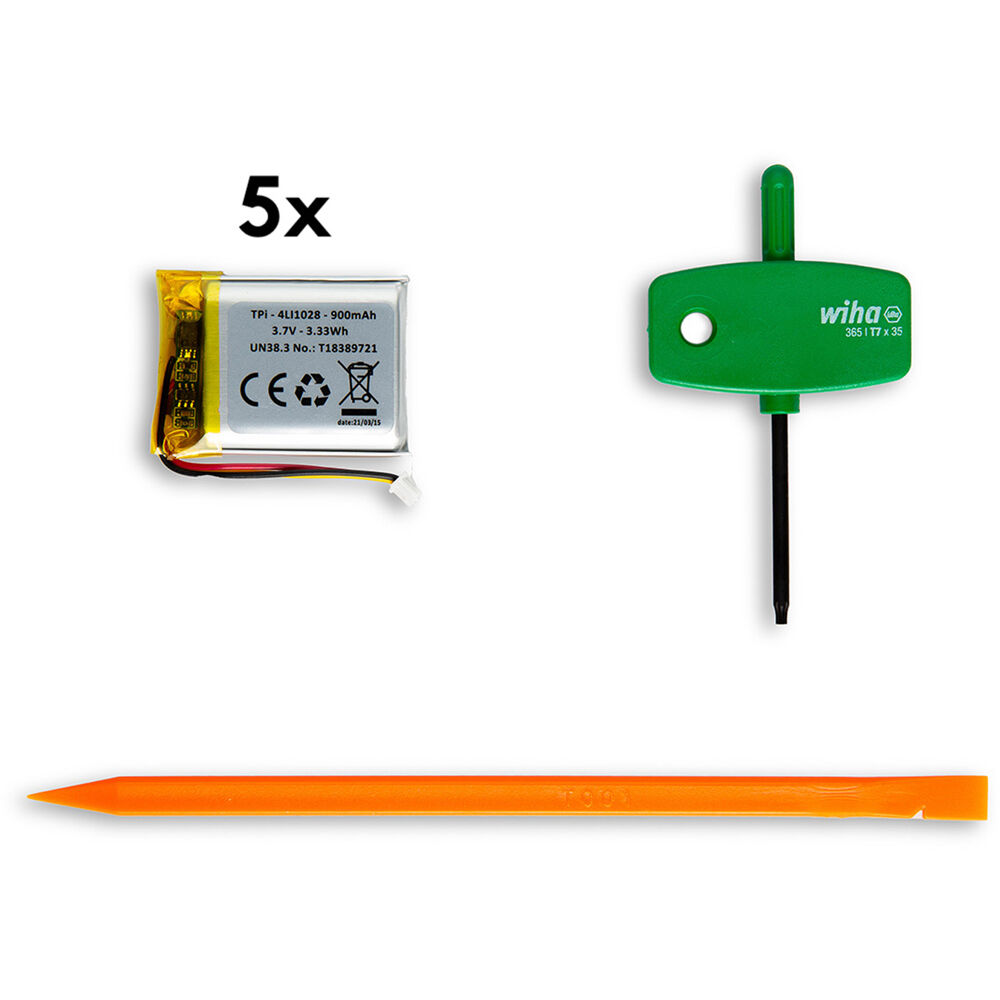 Tentacle Sync TRACK E Battery Replacement Kit (5-Pack) R02-5
Tentacle Sync TRACK E Battery Replacement Kit (5-Pack) R02-5